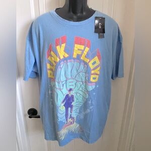 NWT Pink Floyd Invisible Man Graphic Tee w/Manufacturer Distressing, Size Large